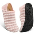thumbnail image 1 of Barerun Slippers for Women Men Fuzzy Slippers Warm Anti-slip House Slipper Socks Pink, 1 of 7