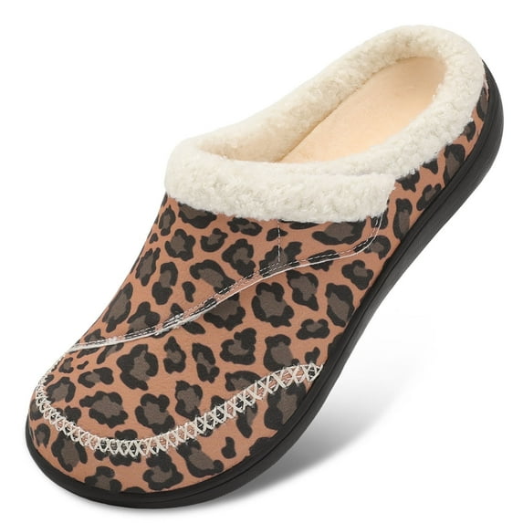 Barerun Women's Adjustable Wide Slippers Memory Foam House Shoes Indoor/Outdoor