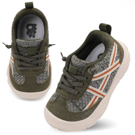 Barerun Toddler Shoes Boys Girls Wide Toe Box Walking Shoes,Non Slip,Pull-On