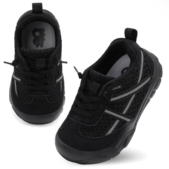 Barerun Toddler Shoes Boys Girls Wide Toe Box Walking Shoes,Non Slip,Pull-On