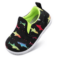 thumbnail image 1 of Barerun Toddler Boys Girls House Slippers Indoor Outdoor Shoes Black Shark 0-30 Months, 1 of 8