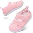 thumbnail image 1 of Barerun Toddler Shoes Washable Adjustable EVA Sandals,Wide Round Toe Pink,10 Toddler, 1 of 8