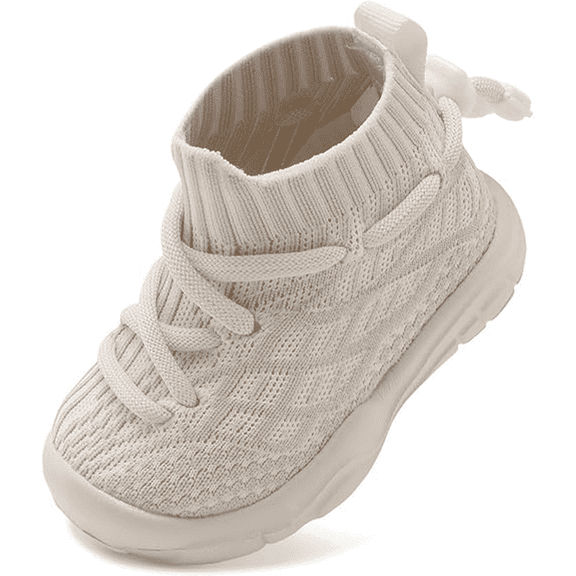 Barerun Toddler Boys Girls Elasticized Pull-On Ultra-Lightweight Non-Slip EVA Sole Tennis Shoes 5