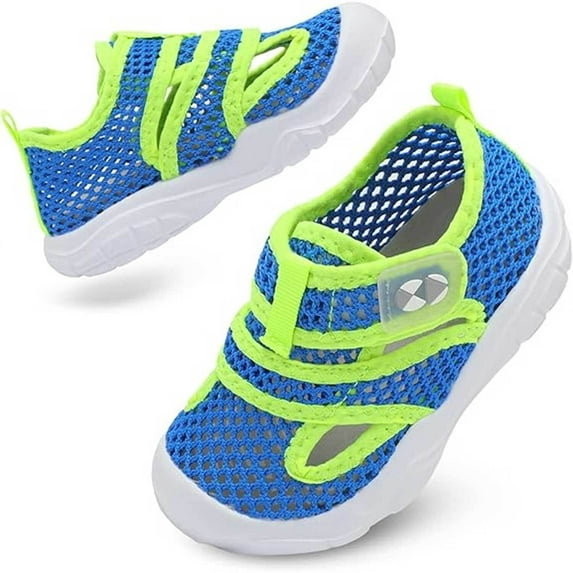 Barerun Toddler Sandals for Boys Girls Qucik Dry Kids Water Sandals Outdoor Breathable Aqua Shoes Lightweight Summer Barefoot Shoes for Swim Pool Beach