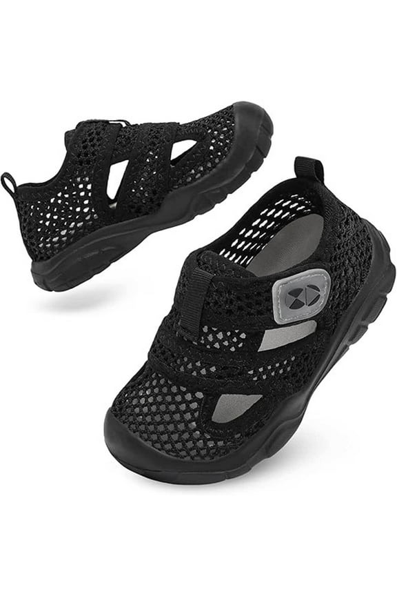 Toddler Sandals for Boys Girls Qucik Dry Kids Water Sandals Outdoor Breathable Aqua Shoes Lightweight Summer Barefoot Shoes for Swim Pool Beach