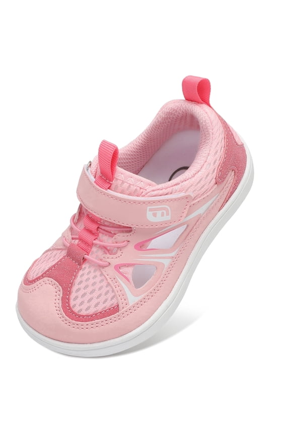 Toddler Sandals for Girls Boys Quicky Dry Non Slip,Wide,Breathable,Closed Toe Pink,7 Toddler