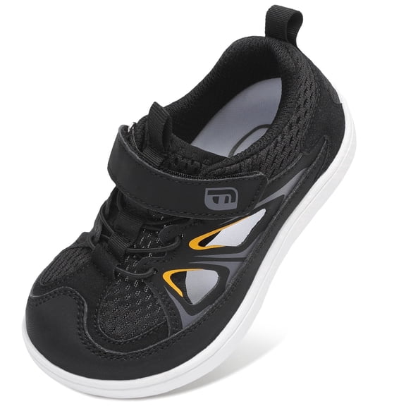 Barerun Toddler Sandals for Girls Boys Quicky Dry Non Slip,Wide,Breathable,Closed Toe Black,8 Toddler