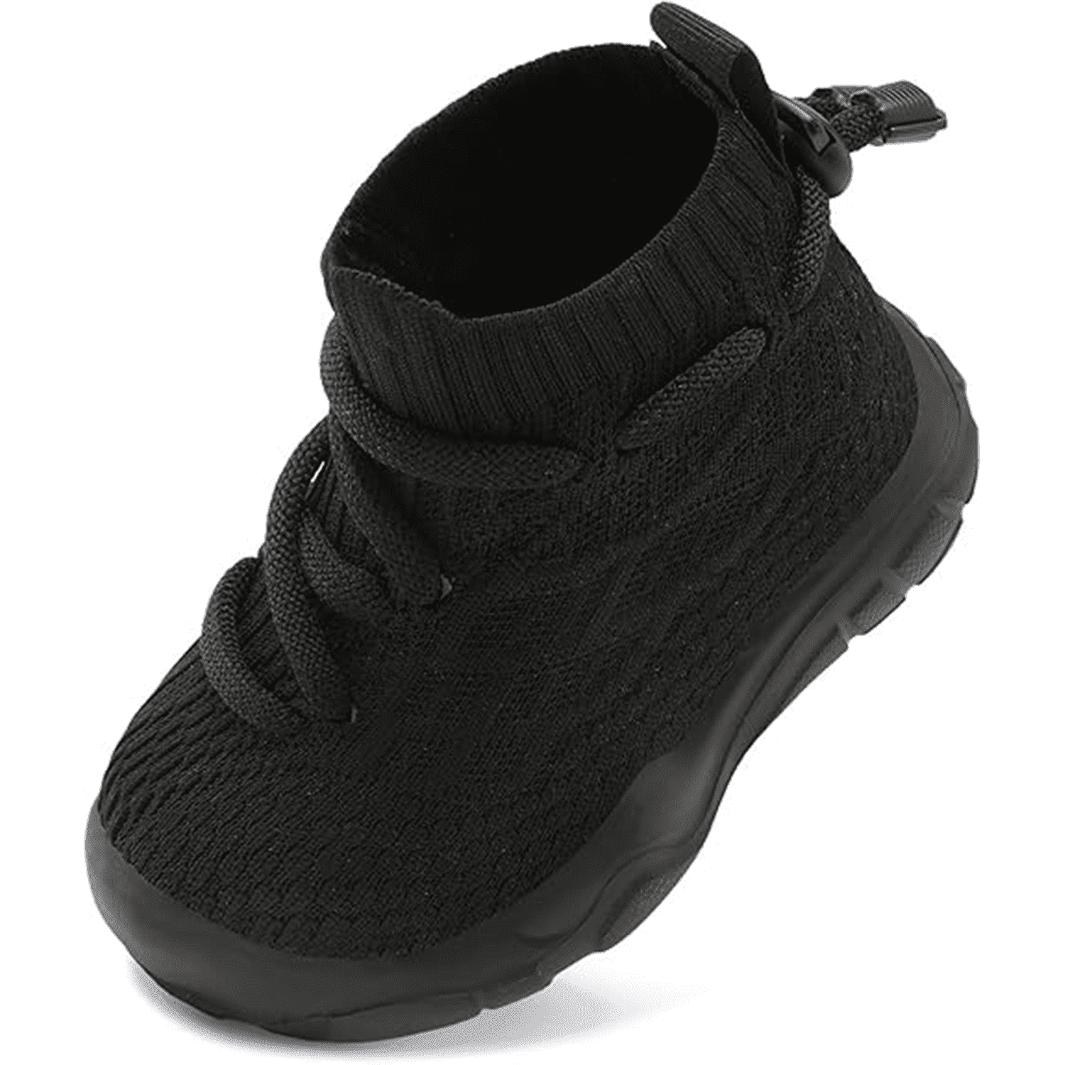 Toddler Boys Girls Elasticized Pull-On Ultra-Lightweight Non-Slip EVA Sole Tennis Shoes 7