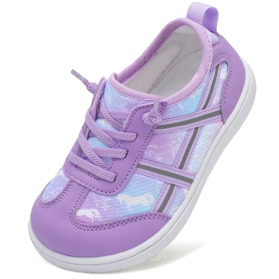 Toddler Shoes Boys Girls Wide Shoes Slip on Casual Sneakers Purple 6 Toddler