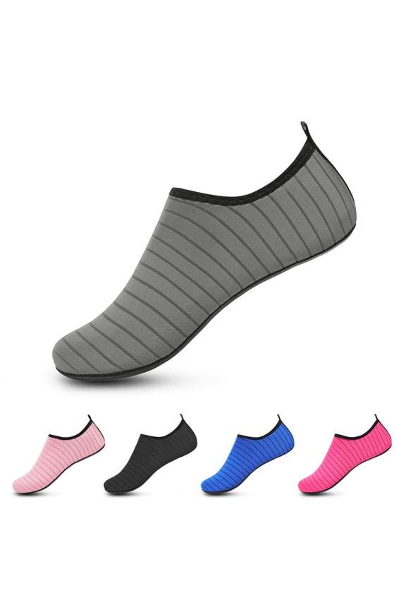 Water Shoes for Women Men Slip-on Barefoot Aqua Yoga Socks Non-Slip Quick-Dry Lightweight Footwear for Swim Pool Beach Surf River