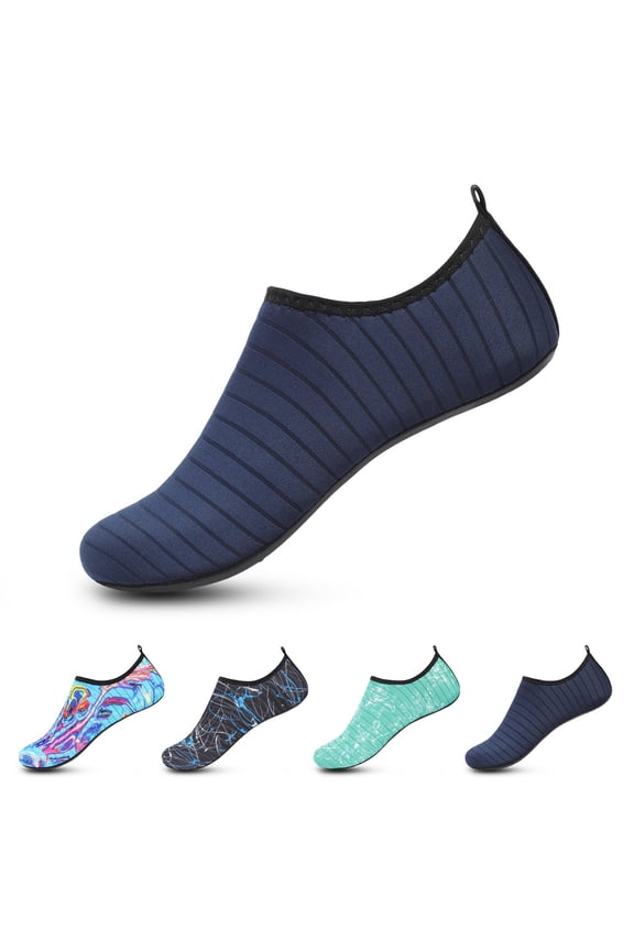 Water Shoes for Women Men Slip-on Barefoot Aqua Yoga Socks Non-Slip Quick-Dry Lightweight Footwear for Swim Pool Beach Surf River