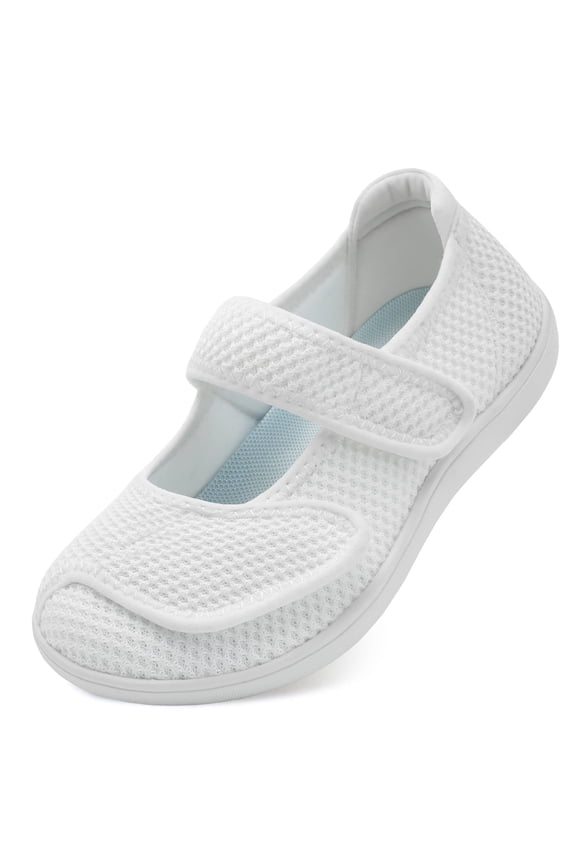 Zero drop Diabetic Wide Width Mary Jane Slip On Shoes