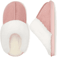 thumbnail image 1 of Barerun Winter Fuzzy House Slippers Plush Faux Fur Fluffy Flats Slippers Warm Memory Foam Slide Shoes for Women, 1 of 7