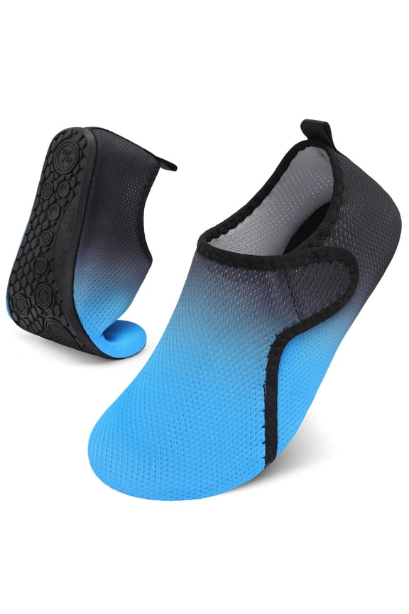 Women Men Quick-Dry Aqua Socks Water Shoes with Non-Slip Rubber Sole for Beach River Pool Lake Surf Yoga