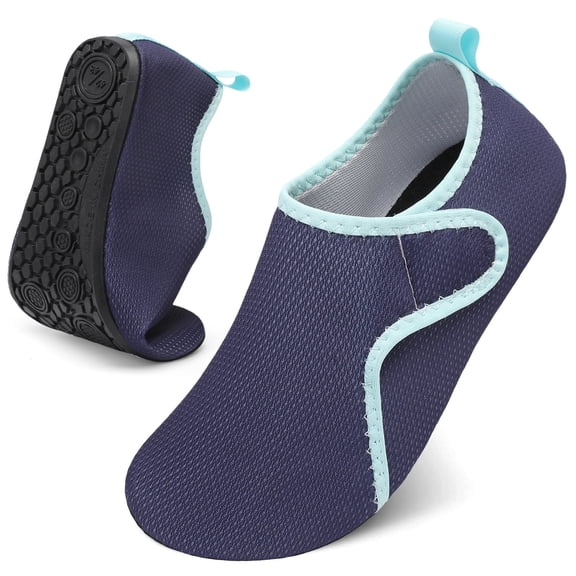 Barerun Women Men Quick-Dry Aqua Socks Water Shoes with Non-Slip Rubber Sole for Beach River Pool Lake Surf Yoga