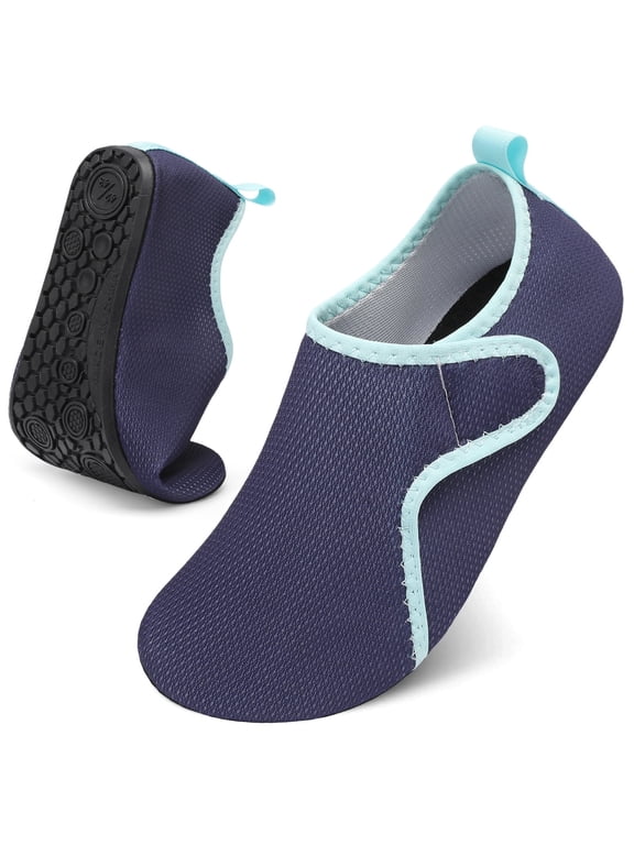Women Men Quick-Dry Aqua Socks Water Shoes with Non-Slip Rubber Sole for Beach River Pool Lake Surf Yoga