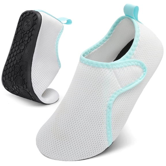 Barerun Women Men Quick-Dry Aqua Socks Water Shoes with Non-Slip Rubber Sole for Beach River Pool Lake Surf Yoga