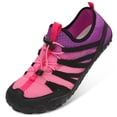 thumbnail image 1 of Barerun Unisex Water Shoes Quick-Dry Barefoot Aqua Socks, Wide Platform Closed Toe,PinkPurple,8.5 Women/7 Men, 1 of 10