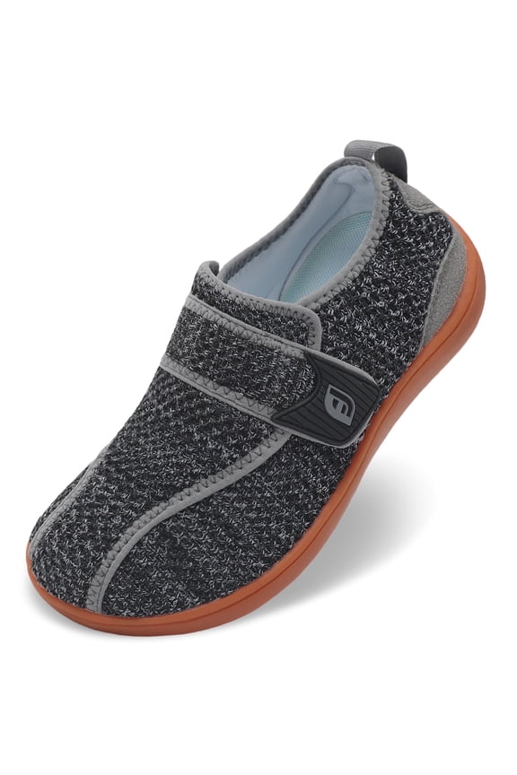 Diabetic Wide Walking Shoes for Women & Men with Adjustable Zero Drop Non Slip Casual Sneakers Swollen Feet & Elderly