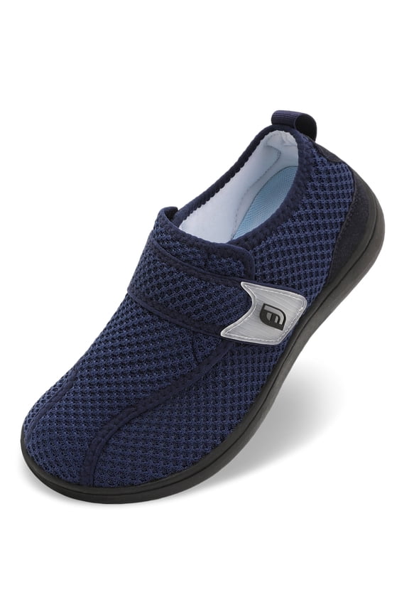 Wide Walking Shoes for Women Men with Adjustable Knit Upper