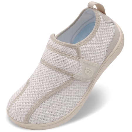 Barerun Women Men Walking Shoes Comfortable Flats,Wide,Non Slip, Diabetic Friendly