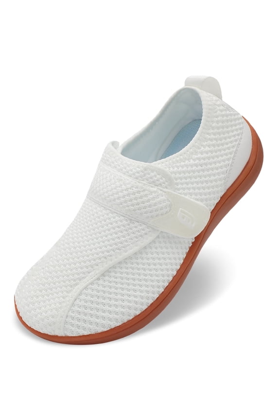 Diabetic Wide Walking Shoes for Women & Men with Adjustable Zero Drop Non Slip Casual Sneakers Swollen Feet & Elderly