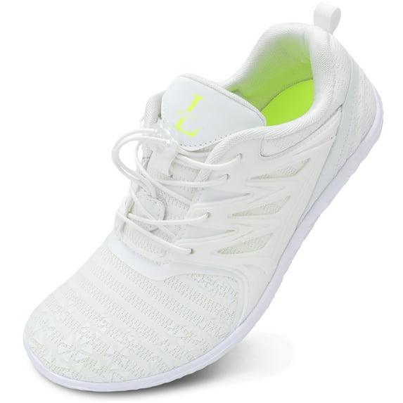 Barerun Women Men Water Shoes Quick Dry Barefoot Sports Aqua Shoes for Swim Beach Aerobics Surf White