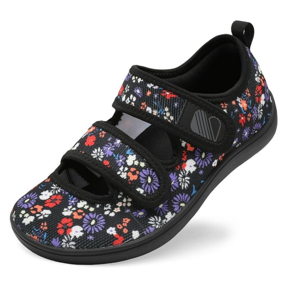 Barerun Women's Adjustable Walking Shoes,Wide Diabetic Shoes