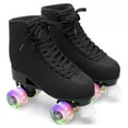 thumbnail image 1 of Barerun Women's Four Shiny Wheels Double Row Quad Roller Skates for Adult Youth, 1 of 8
