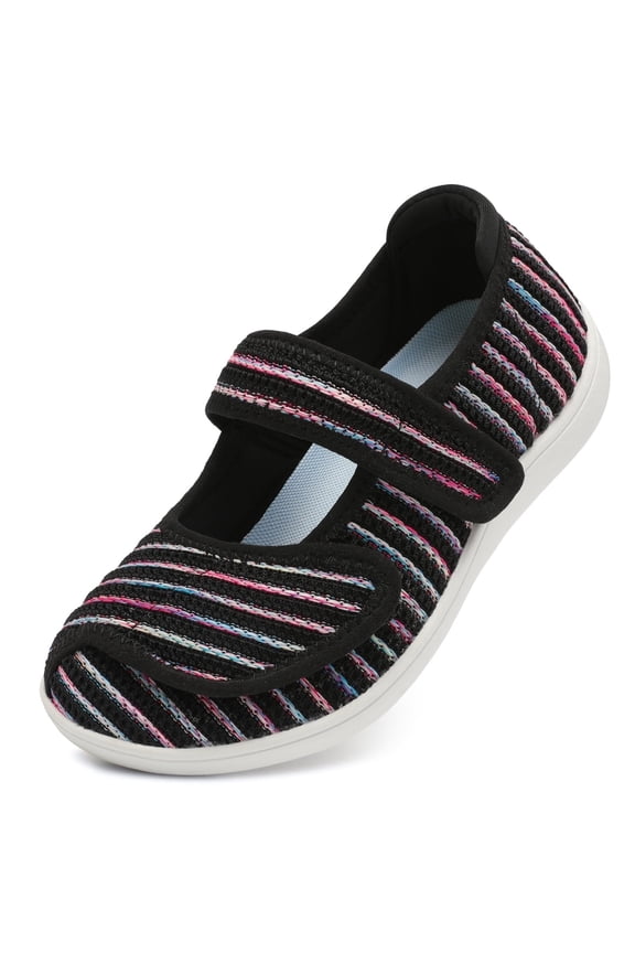 Zero drop Diabetic Wide Width Mary Jane Slip On Shoes