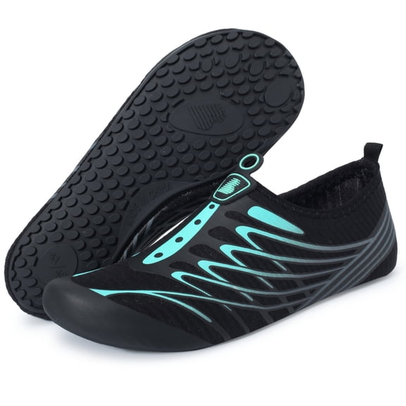 Barerun Womens Mens Outdoor Water Shoes Aqua Socks for Beach Swim Surf Yoga Sport Blueholes 12-13 Women / 10-11 Men
