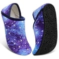 thumbnail image 1 of Barerun Womens Velvet Fluffy Slip-On House Slippers with Soft Insole & Rubber Sole, 1 of 6