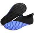 thumbnail image 1 of Barerun Womens Mens Water Shoes Quick-Dry Aqua Socks Barefoot for Outdoor Beach Swim Surf Yoga Exercise Blackblue 4.5-5.5 Women 3-4 Men, 1 of 7
