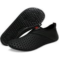 thumbnail image 1 of Barerun Womens Mens Water Shoes Quick-Dry Aqua Socks Barefoot for Outdoor Beach Swim Surf Yoga Exercise Blackholes 4.5-5.5 Women 3-4 Men, 1 of 7