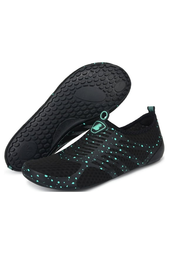 Womens Mens Water Shoes Quick-Dry Aqua Socks Barefoot for Outdoor Beach Swim Surf Yoga Exercise Bluefire 4.5-5.5 Women 3-4 Men