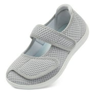 BARERUN Women Mary Jane Slip On Diabetic Shoes,Wide Width Available