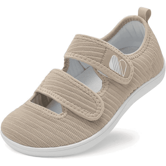 Barerun Adjustable Breathable Knit Walking Sneakers for Women with Diabetic and Arthritis Swelling