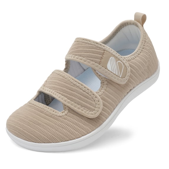 Adjustable Breathable Knit Walking Sneakers for Women Diabetic Friendly 9.5 Wide