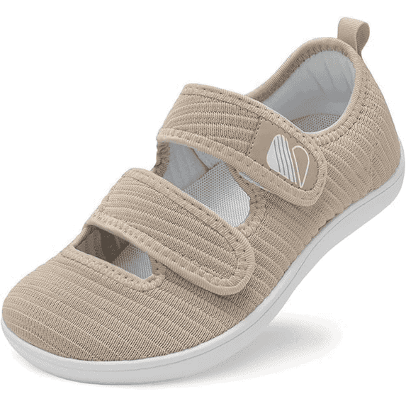 Adjustable Breathable Knit Walking Sneakers for Women Diabetic Friendly 9.5 Wide