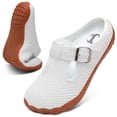 thumbnail image 1 of Womens Slippers Mules Wide Slip On Flat Slippers Diabetic Friendly 6, 1 of 7