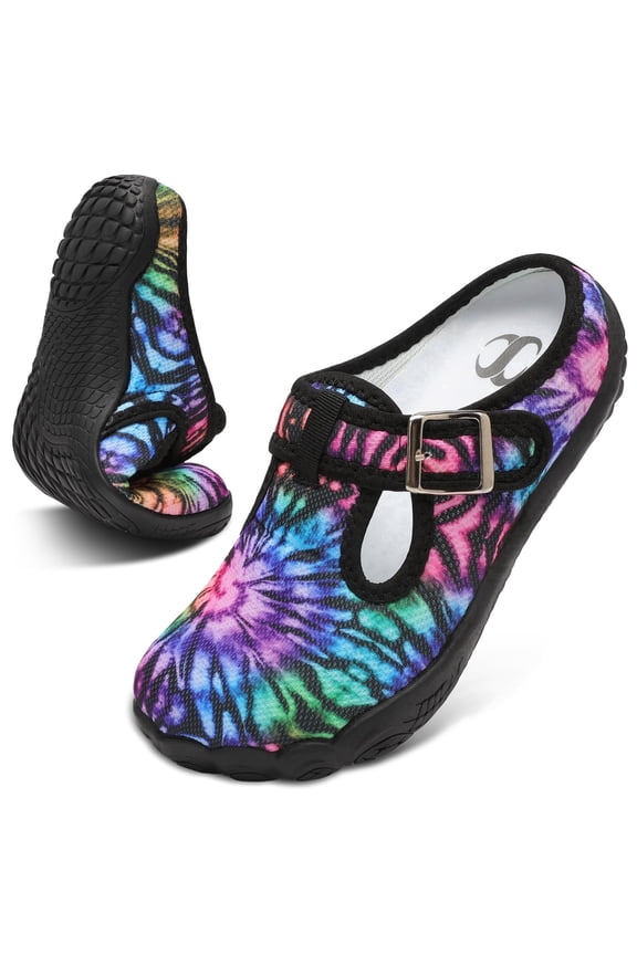 Womens Mules Slippers Wide Slip On Flat Slippers Diabetic Friendly 8.5