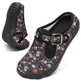 thumbnail image 1 of Womens Slippers Mules Wide Slip On Flat Slippers Diabetic Friendly 6, 1 of 7