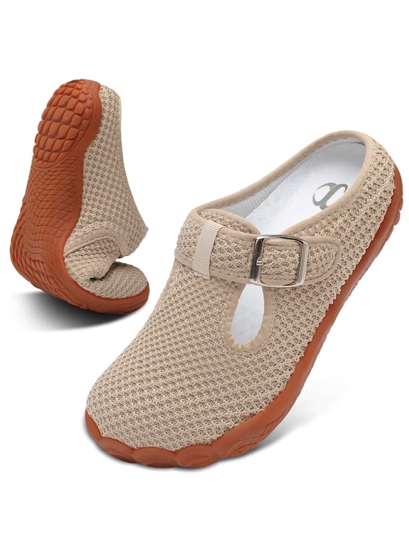 Womens Slippers Mules Wide Slip On Flat Slippers 6