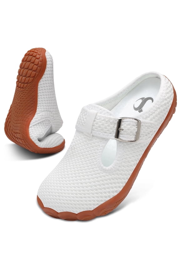 Womens Slippers Mules Wide Slip On Flat Slippers Diabetic Friendly 8.5