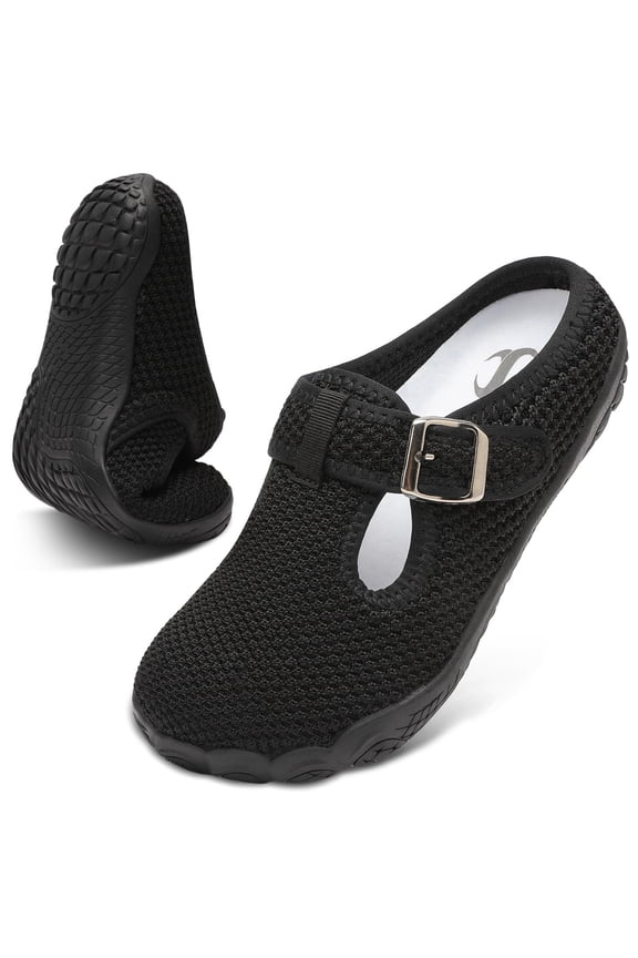 Womens Slippers Diabetic Friendly Flat,Backless,Wide,Slip On,Closed Toe,Mules,8