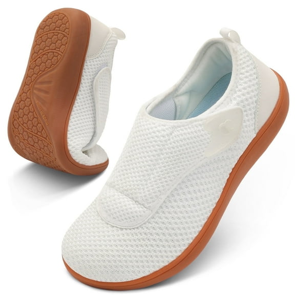 Barerun Womens Men Walking Shoes Comfortable Non Slip Wide Diabetic Shoes