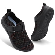 Women Shoes Wide Width Walking Shoes Non Slip Casual Shoes Diabetic Friendly