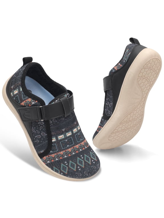 Women Shoes Wide Width Walking Shoes Non Slip Casual Shoes Diabetic Friendly