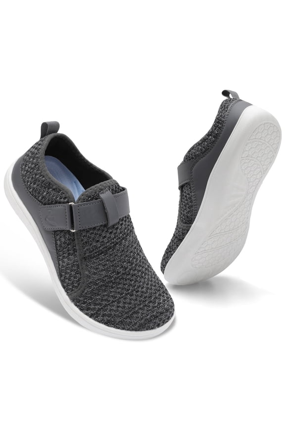 Women Shoes Non slip Walking Casual Shoes, Wide Width, Round Toe,Diabetic Friendly