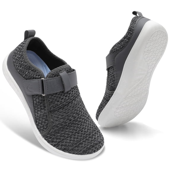 Women Shoes Wide Width Walking Shoes Non Slip Casual Shoes Diabetic Friendly